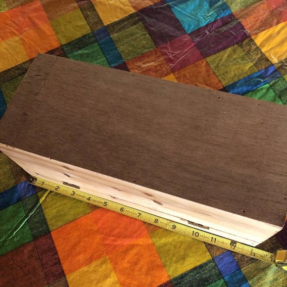 Single Bottle Wood Wine Box Carrier With Rope Handle - Picture 8 of 9